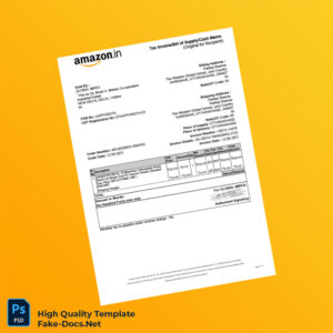 India GLOBAL IMPEX Invoice Template in Word and PDF formats