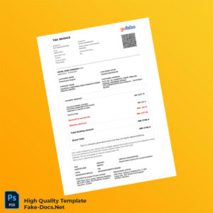 India Galipoglu Hidromas India Manufacturing Private Limited Tax Invoice Template in Word and PDF formats