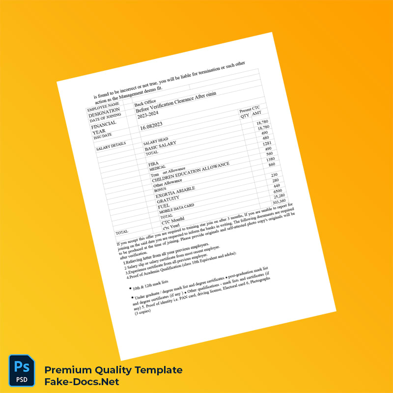 India Global Security Group Employment Verification Letter Template (Word & PDF) 5 page India Global Security Group Employment Verification Letter Template (Word & PDF) 5 page