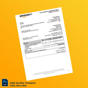 India Graphitos Tax Invoice Template in Word and PDF formats