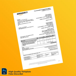 India Haridas Somchand and Sons Invoice Template in Word and PDF formats