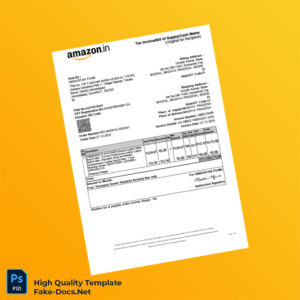 India Hindustan Foam Invoice Template in Word and PDF formats