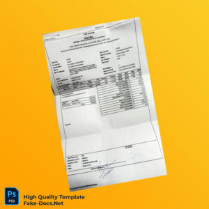 India Hotel Star Invoice Template in Word and PDF formats