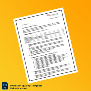 India IDEASPROMO SOLUTIONS Employment Verification Letter Template (Word & PDF) 2 page