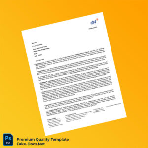 India IGT Solutions Private Limited Employment Verification Letter Template (Word & PDF) 5 page