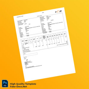 India ION Invoice Template in Word and PDF formats 2 page
