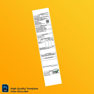 India IndianOil-Adani Gas P Ltd Invoice Template in Word and PDF formats