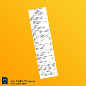 India Infiniti Retail Limited Invoice Template in Word and PDF formats 2 page