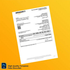 India Jagan ShopSmart Private Limited Tax Invoice Template in Word and PDF formats