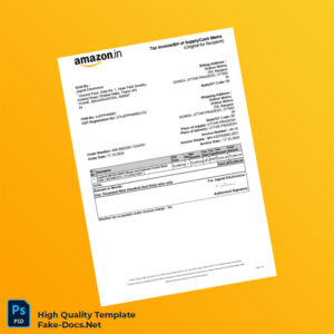 India Jagruti Electronics Invoice Template in Word and PDF formats