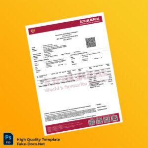 India Joyalukkas India Limited Sale Invoice Template in Word and PDF formats