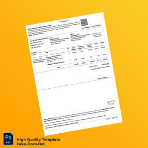 India Kaushalya Logistics Private Limited Invoice Template in Word and PDF formats
