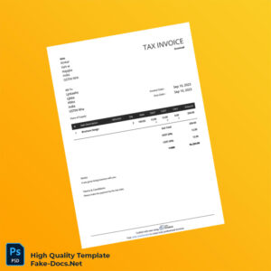 India Kinkar Najajka Invoice Template in Word and PDF formats