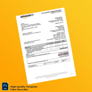 India Klick Technology Invoice Template in Word and PDF formats