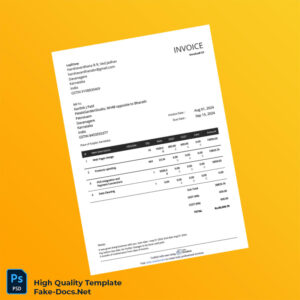 India LayZCorp Invoice Template in Word and PDF formats 2 page