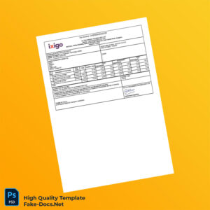 India Le Travenues Technology Ltd Invoice Template in Word and PDF formats