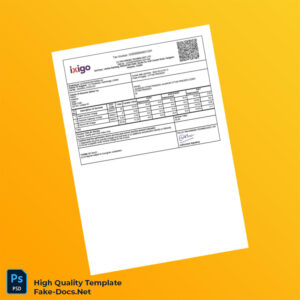 India Le Travenues Technology Ltd Tax Invoice Template in Word and PDF formats