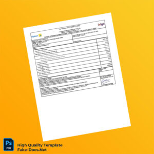 India Le Travenues Technology Pvt Ltd Invoice Template in Word and PDF formats