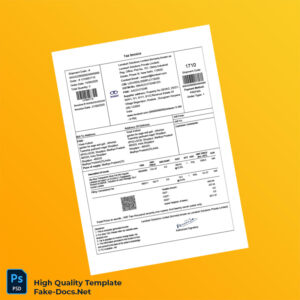 India Lenskart Solutions Private Limited Invoice Template in Word and PDF formats