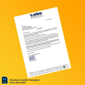 India Lobo Staffing Solutions Pvt Ltd Employment Verification Letter Template (Word & PDF) 3 page