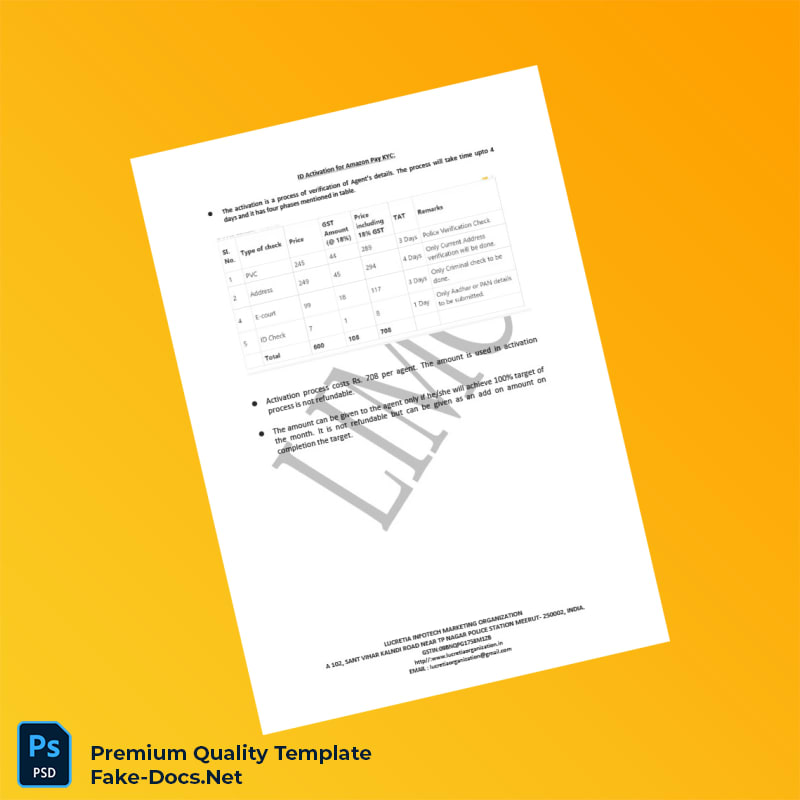 India Lucretia Infotech Marketing Organization Employment Verification Letter Template (Word & PDF) 6 page India Lucretia Infotech Marketing Organization Employment Verification Letter Template (Word & PDF) 6 page