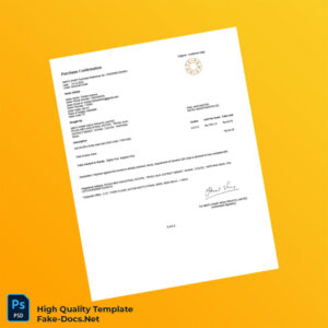 India MMTC-PAMP Invoice Template in Word and PDF formats