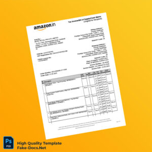 India MORE RETAIL PRIVATE LIMITED Tax Invoice Template in Word and PDF formats 2 page