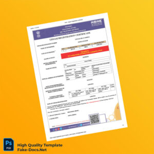 India MSME Development Institute Udyam Registration Certificate Template in Word and PDF formats 3 page India MSME Development Institute Udyam Registration Certificate Template in Word and PDF formats 3 page