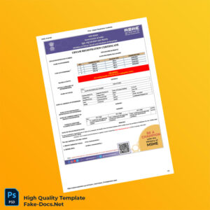 India MSME Editable Udyam Registration Certificate Template in Word and PDF formats 3 page India MSME Editable Udyam Registration Certificate Template in Word and PDF formats 3 page