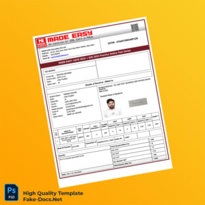 India Made Easy Tax Invoice Template in Word and PDF formats