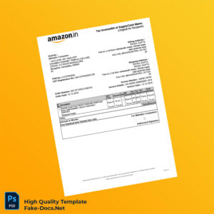 India Mahadev Computers Tax Invoice Template in Word and PDF formats