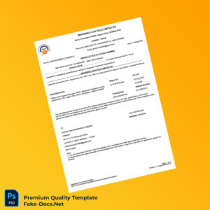 India Mahanadi Coalfields Limited Award Letter Template (Word & PDF) 2 page