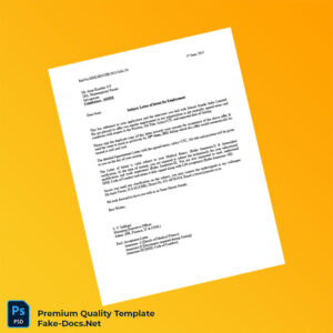 India Maruti Suzuki India Limited Employment Verification Letter Template (Word & PDF) 5 page