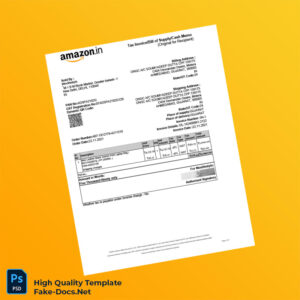 India Mexlifestyle Tax Invoice Template in Word and PDF formats