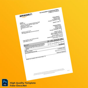 India Mobiclues Tax Invoice Template in Word and PDF formats