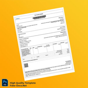 India Navya Enterprise Invoice Template in Word and PDF formats