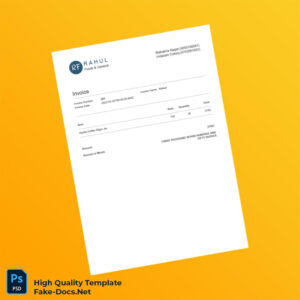 India Nestle Invoice Template in Word and PDF formats