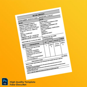 India Newgen Partners Invoice Template in Word and PDF formats