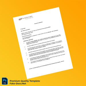 India Novho Careers Pvt Ltd Employment Offer Letter Template (Word & PDF) 4 page