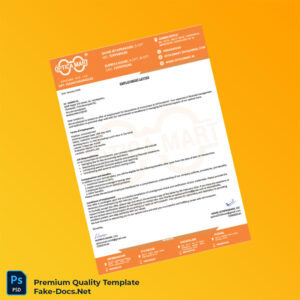 India OPTIC MART Employment Verification Letter Template (Word & PDF) 3 page