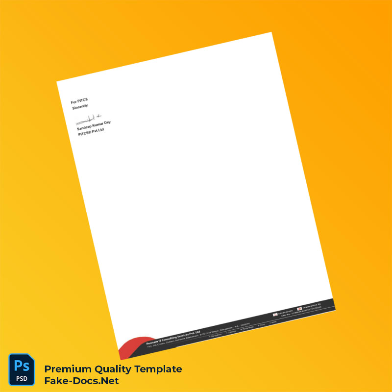 India PITCS Appointment Letter Template (Word & PDF) 7 page India PITCS Appointment Letter Template (Word & PDF) 7 page