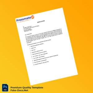 India Pressmate Employment Verification Letter Template (Word & PDF) 4 page