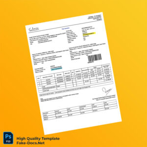 India Purple Panda Fashions Private Limited Invoice Template in Word and PDF formats