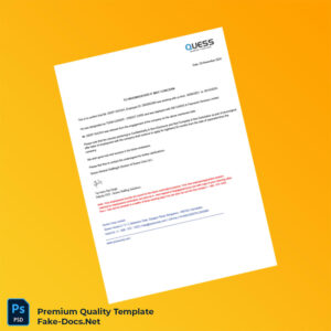 India Quess Corp Limited Employment Verification Letter Template (Word & PDF)