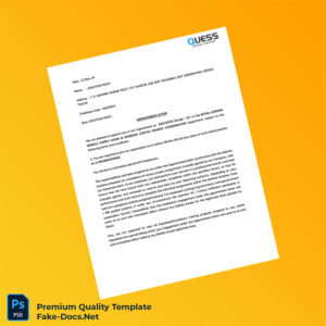 India Quess Corp Limited Salary Certificate Template (Word & PDF) 6 page