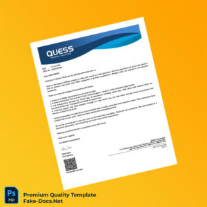 India Quess Corporation Employment Verification Letter Template (Word & PDF) 6 page