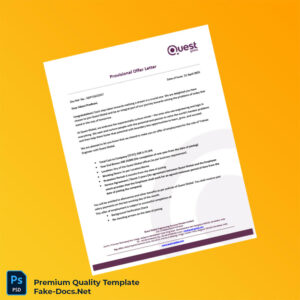 India Quest Global Employment Verification Letter Template (Word & PDF) 5 page