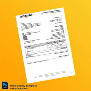 India R K WorldInfocom Pvt Ltd Tax Invoice Template in Word and PDF formats