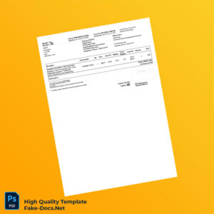 India RD Enterprises Invoice Template in Word and PDF formats