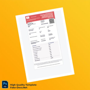 India Redbus India Private Limited Tax Invoice Template in Word and PDF formats